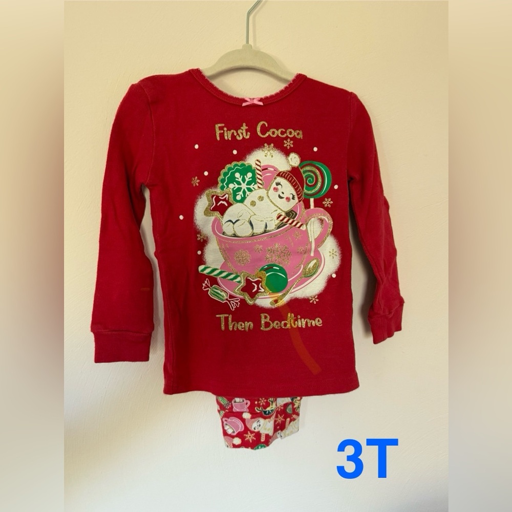 Christmas pajamas, girls, 3T